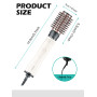 Heating Brush 1000/1200W VGR V498 White - Professional DC Motor Hair Styling Tool