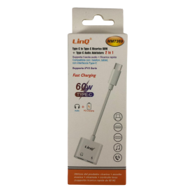 Adaptateur USB-C LinQ MM7369 - Double Connectivité USB-C pour une Performance Optimale