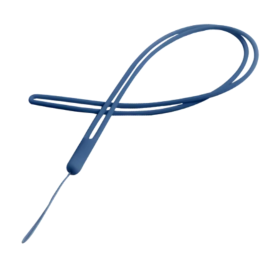 Lanière de Téléphone Portable en Silicone Bleu - 44cm | Praticité et Style à Votre Portée