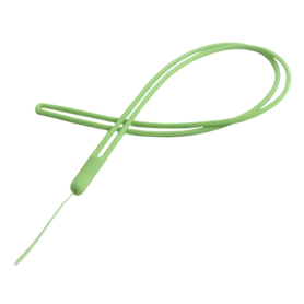 Achetez Lanière de Téléphone Portable en Silicone Vert 44cm - Sécurité & Style