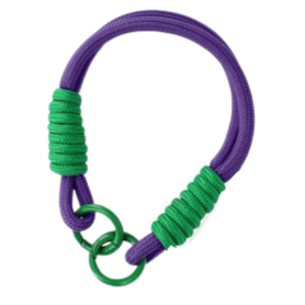 Lanière pour Téléphone Portable en Nylon Violet Vert 26cm - Élégance et Sécurité pour Votre Smartphone