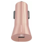 Chargeur Allume-Cigare USB-C Verizon 27W Rose Doré - Recharge Rapide et Élégante pour Votre Voiture