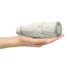 Compact Beige Umbrella with Storage Bag | Portable & Stylish Rain Protection