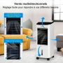 Refroidisseur d'Air Climatiseur Portable 65W avec Télécommande - Blanc | Prise EU | Confort et Fraîcheur Instantanée