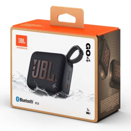 Enceinte Bluetooth Portable JBL Go 4 Noir - Étanche IP67 - Autonomie 7 Heures