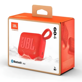 Enceinte Bluetooth Portable JBL Go 4 Rouge - Étanche IP67 - Autonomie 7H