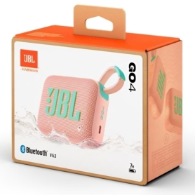 Portable JBL Go 4 Pink Bluetooth Speaker - IP67 Water-Resistant, 7-Hour Playtime