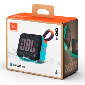 Achetez Enceinte Bluetooth JBL Go 4 Noir Orange IP67 - Son Puissant et Portable 7H d'Autonomie
