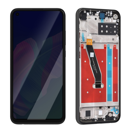 Huawei P30 Lite 2019 Midnight Black Screen with Frame Original Pack Replacement