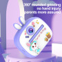Instant Print Camera for Kids - 12MP Photos & 1080p Video - Cute Pink Cat Design