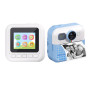 Instant Print Camera for Kids - 12MP Photo 1080p Video - Fun Blue Green Dinosaur Design