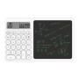 LCD Calculator Writing Tablet for Kids in White - Educational and Fun Learning Tool
