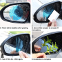 Anti Fog Film for Car Rearview Mirror Round 95mm 2pcs | Clear Vision & Safety