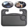 Table de Voiture Multifonction - Support pour Ordinateur Portable - Noir - Compact et Pratique