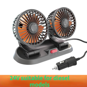 Ventilateur de Voiture 24V Modèle F410 - Refroidissement Efficace et Silencieux