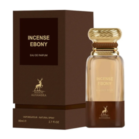 Eau de Parfum Maison Alhambra Incense Ebony Unisex 80ml – Fragrance Envoûtante et Élégante