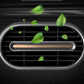 Diffuseur d'Arômes Voiture Gris Métallisé - Parfumez Votre Trajet avec Élégance