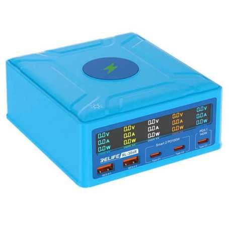 High-Speed Charging with RELIFE RL-304R 260W Multi-Port GaN Charger