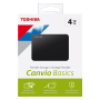 Toshiba Canvio Basics 4TB USB 3.0 External Hard Drive HDTB540EK3CA - Portable Storage Solution