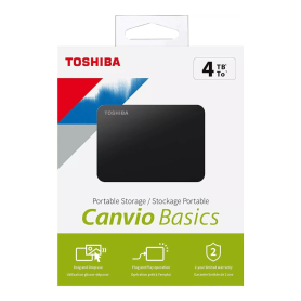 Disque Dur Externe Toshiba Canvio Basics 4 To USB 3.0 - Stockage Fiable et Rapide