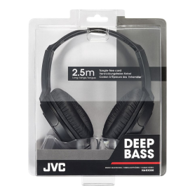 Casque Filaire JVC HA-RX330 Noir - Confort et Qualité Sonore Exceptionnels