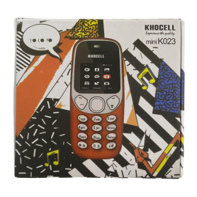 Mini Téléphone Portable KhoCell K023 Rouge - Compact, Élégant et Puissant pour Vous