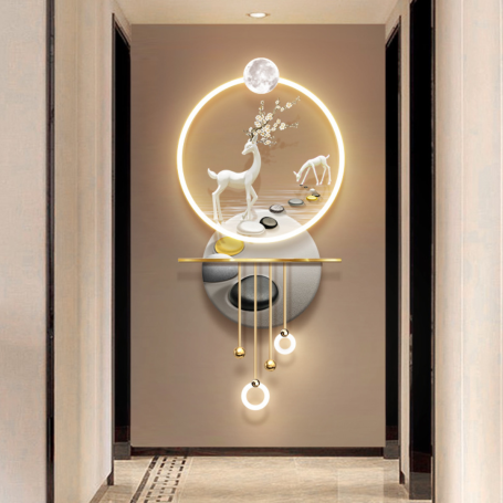 LED Decorative Panel Wrought Iron 70x155 cm | Elegant Home Accent