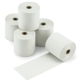 Bobines de Papier Thermique 80x80mm - Lot de 5 pour Imprimante de Caisse - Haute Qualité et Longue Durée