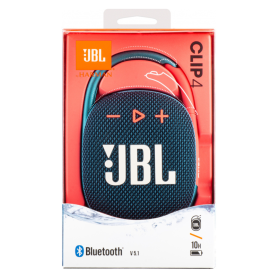 Enceinte Bluetooth Portable JBL CLIP 4 Bleu Rose - Son Puissant et Design Compact