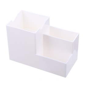 Desk Organizer Pen Holder - Plastic - White 48x44cm