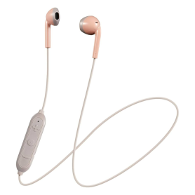 Découvrez les Écouteurs Bluetooth JVC HA-F19BT-PT en Rose/Taupe – Son Clair et Style Élégant