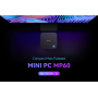 Mini PC Blackview MP60 11th Gen - Intel N5095 2.9GHz - 16GB RAM | 1TB SSD - Windows 11 Pro - Sleek Black | New Arrival