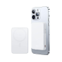 Benks MagClap JuicePod 10000mAh Power Bank – Fast Charging & Portable Battery Charger in White