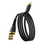 Benks 66W PowerWeave 1M Type-C Cable - Fast Charging & Durable - Black