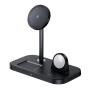 Benks Infinity 3-in-1 Wireless Charging Stand Ultra-Fast Charger with Sleek Black Design