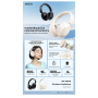 REMAX RB-705HB Foldable Wireless Headphones - 800 mAh - 18H Battery Life - Beige