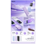 REMAX Lango II 10000mAh Power Bank 2.4A RPP-23 Purple Ideal for Business Trips