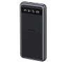 Power Bank 10000mAh REMAX RPP-10 – Charge Rapide 2.4A – Alimente jusqu'à 3 Appareils – 2 USB & 1 Type-C – Noir