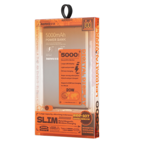 Power Bank 2-en-1 Magnetique REMAX Vocard Pro 5000mAh - Charge 20W Ultra Fine 9mm - Gris