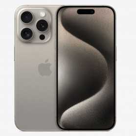 iPhone 15 Pro 128 Go Titane Naturel - Comme Neuf - Meilleur Prix, Garantie Qualité