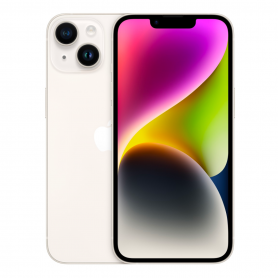 iPhone 14 256 Go Lumière Stellaire - Comme Neuf - Offre Spéciale TVA Sur Marge