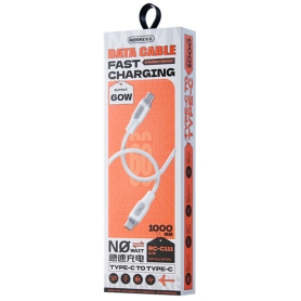 REMAX Ruinay Series RC-C111 60W Fast Charging USB-C to USB-C Cable 1M White - Durable & Efficient Charging Solution