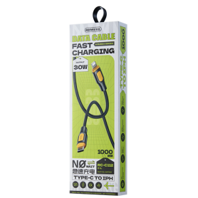 Câble Type-C Lightning Ruinay 30W 1M Charge Rapide Noir - Performance et Efficacité