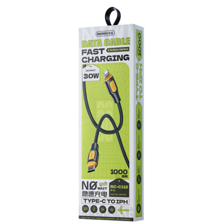 Câble Type-C Lightning Ruinay 30W 1M Charge Rapide Noir - Performance et Efficacité