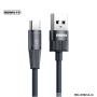 Câble USB-C Tressé REMAX Infinity 1.2M Bleu - Charge Rapide 2.4A en Alliage de Zinc