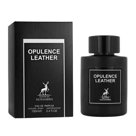 Eau de Parfum Maison Alhambra Opulence Leather 100ml - Parfum de Luxe Intense et Raffiné