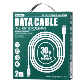 REMAX 30W Type-C Fast Charging Data Cable 2M - Marlik Series RC-C021 White | Durable & Efficient