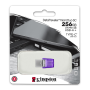 Kingston DataTraveler microDuo 3C 256GB USB-C/USB-A Purple - Fast & Compact Storage