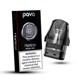 Vapoteuse Cartouche Rechargeable Pava Horiz Pod - Pack de 3 - 2ml par Cartouche - Performance et Confort Optimal