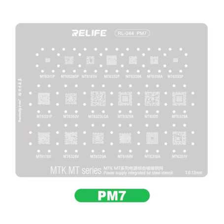 Pochoir en Acier MTK - PM7 | Précision et Durabilité pour vos Projets
